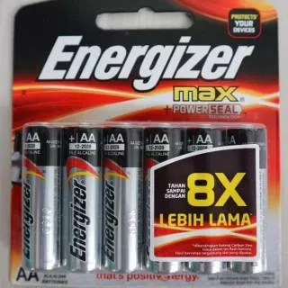 Baterai energizer max AA - A2 isi 6 pc