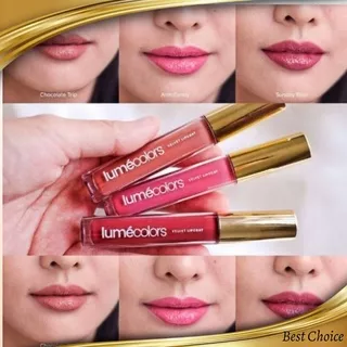 Lipstik Matte Kissproof Lumecolors Velvet Lipcoat Tahan Lama Ringan di Bibir