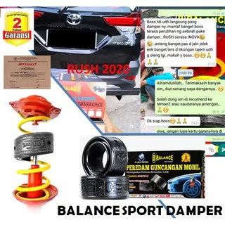 RUSH 2020 Depan Belakang Peredam Guncangan Mobil Balance Sport Damper , GARANSI 2 TH