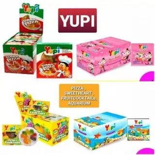 YUPI 1 Box isi 12 pcs / Permen Yupi 1000
