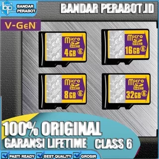 [BP] MICRO SD VGEN V GEN CLASS 6 UNTUK HP ANDROID 4GB 8GB 16GB 32GB 4 8 16 32 GB