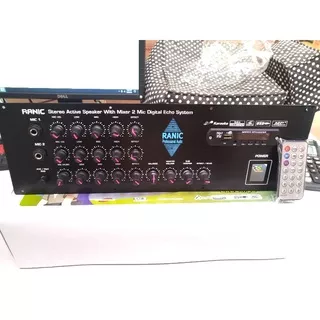 Kit mixer 2 channel karaoke tone control usb mp3 subwoofer ( 847 )