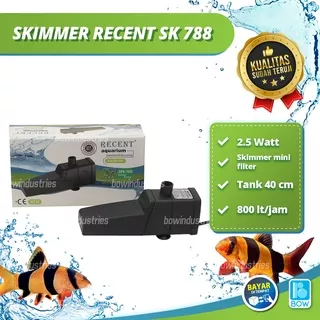 Surface Skimmer Recent AA SK 788 Pompa Filter Aquarium Aquascape Pembersih Permuakaan Air