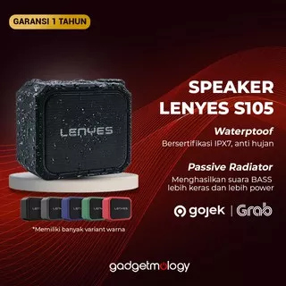 LENYES S105 Speaker Bluetooth  Tahan Banting Waterproof IPX7 Original Anti Air