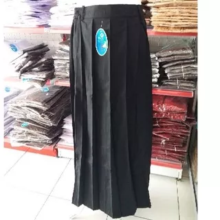 ROK HITAM PANJANG Rok Rempel Hitam Panjang / Seragam Sekolah SD  SMP SMA Rok Hitam Panjang Polos