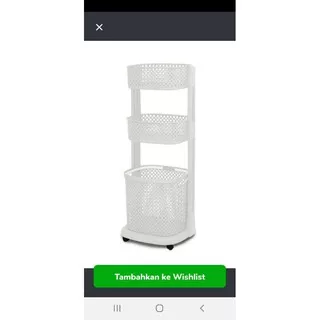 Rovega Laundry Rack & Basket 3 Susun RLB 308 / keranjang Baju Kotor