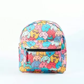 Tas Anak Laki-laki Lucu Fashion Anak Import Perempuan C7K5 Ransel Backpack Mini Colourfull Pou