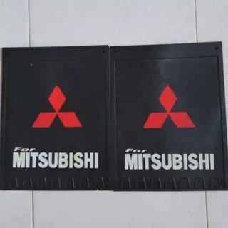 Karpet Lumpur/Ban Mitsubishi L300, Ps , Engkel , picup posisi Belakang 1set (kanan kiri) bhn karet uk 34x26Cm