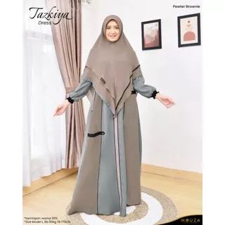 Tazkiya Dress By Mouza | Khimar Tazkiya | Gamis Cantik Mouza | Gamis Mouza | Mouza Indonesia | Dress Mouza