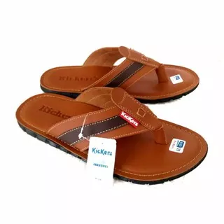 Sandal Pria Kickers Kulit Sintetis