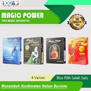Tissue Super Magic Man isi 6 sachet - Tissue Magic - Tisu Magic - Magic Power Penambah Durasi Lama