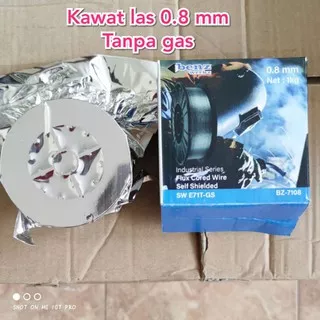 kawat las flux core 0.8 mm Benz kawat las mig tanpa gas CO elektroda mesin las listrik