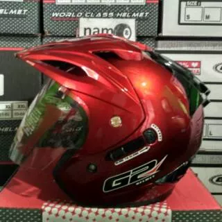 Helm halfface double visor/helm g2/helm double visor