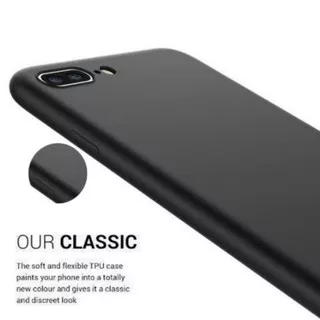 Softcase Oppo F7 SlimMate Black