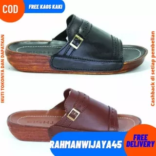 SANDAL KULIT PRIA INDIAN || SANDAL KASUAL PRIA INDIAN || SANDAL SLIDE PRIA INDIAN || SANDAL COWOK