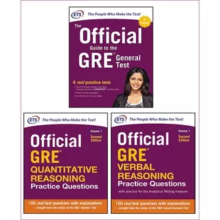 Buku paket 3 Official GRE Super Power Pack by Educational Testing Service
