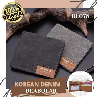 Dompet Mini Lipat Panjang Dompet Cowok Pendek T7H3 Sintetis Distro Asli Branded Slot Kartu Wallet El