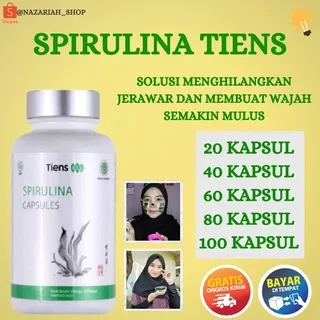 MASKER SPIRULINA TIENS / MASKER WAJAH ALAMI / MASKER WAJAH / CARA TEPAT HILANG JERAWAT/