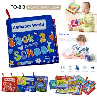 Buku Bantal Soft Book Edukatif Buku Cerita Buku Mainan Bayi Kain Kid Baby TO-B13