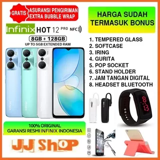 INFINIX HOT 12 PRO NFC - HOT 12 - HOT 12 PLAY NFC - HOT 11 PLAY - HOT 12i - 8/128 6/128 4/128 4/64 GB RAM 6GB 4GB ROM 128GB 64GB GARANSI RESMI