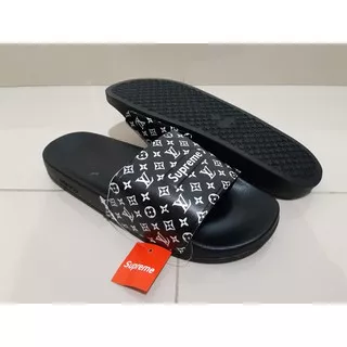 Sandal Supreme PATTERN Slides Black