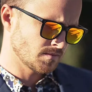 Retro square sunglasses, European and American fashion glasses, colorful mercury Sunglasses
