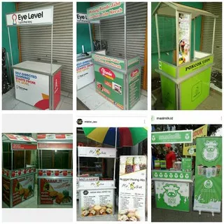 Booth Portable/meja lipat dagang/Gerobak lipat/Booth Lipat