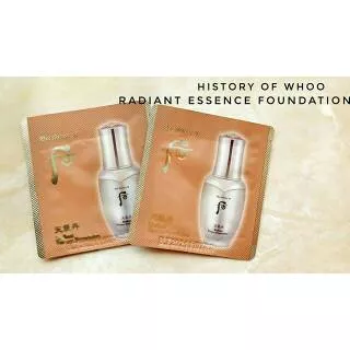 History of whoo radiant essence foundation