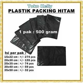 [N22] 500 gram Grosir Plastik Packing paket olshop Tanpa Plong 20x30 25x35 30x40 15x22 35x50
