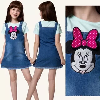 Overall Dress Denim Anak Perempuan Disney By Nevada