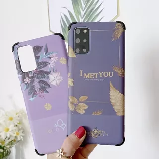 Anti-fall Purple Couple Case For Samsung A11 A51 A71 A70 A50 A50S A10s A20S A30S A20 Note 10 Pro NOTE 20 ULTRA S10 S8 S9 Plus S7 edge  Shockproof Luxury Back Protective Cover