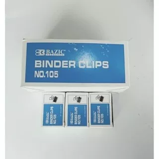 Binder Clip no. 105 (12 pcs binder clips) penjepit kertas
