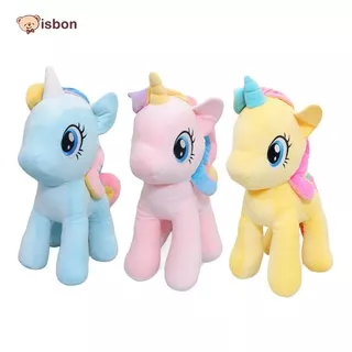 ISTANA BONEKA Kuda Cantik Rainbow Jumbo Rambut Panjang Cantik Warna Warni Cocok Untuk Mainan Anak Hadiah Spesial Gift