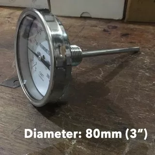 THERMOMETER BIMETAL MODEL PAYUNG 80MM