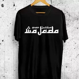 Kaos Distro Islami MAN JADDA WA JADA Baju Tshirt Bagus Murah Kekinian