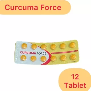 Curcuma Force Memelihara Kesehatan Fungsi Hati Isi 12 Tablet