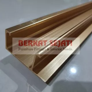 Profil Frame Handle Tarikan Aluminium Alumunium GP 30 ROSE GOLD 3M