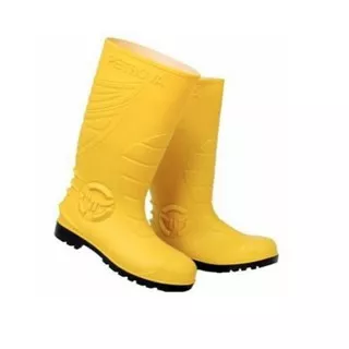 Petrova Safety Boot PVC Yellow / Sepatu Karet Kuning Anti Air