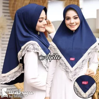 AQILA JILBAB INSTAN JERSEY WAHYU BY SHAFIRA HIJAB TERBARU SAHARASCARF