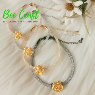 Gelang Gliter wanita Gelang Kristal swarovski