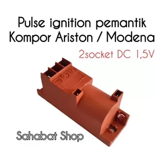 PULSE IGNITION PEMANTIK 2 SOCKET DC 1,5V KOMPOR GAS ARISTON DLL