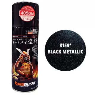 samurai paint k159 black metallic  samurai hitam metallic metalic metalik