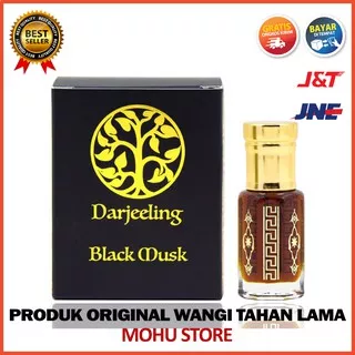 Parfum 6ML Black Musk Oil Attar Arab H1W5 Minyak Wangi Parfum Non Alkohol Tahan Lama Murah