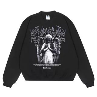 Crewneck | Oversize | Remember Of God | Black | Brainsgland