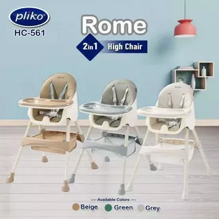 HIGH CHAIR PLIKO ROME HC560 / KURSI MAKAN BAYI DENGAN RODA