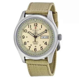 Seiko 5 Sports SNZG07K1 Automatic Beige Military - Jam Tangan Pria