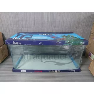 AQUARIUM BENDING IGLASS 900 KANDILA 182L 90X45X45 CM 182 LITER KACA DEPAN PINGGIR LENGKUNG