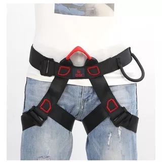 Seat harness tupa half body harness caving climbing rescue survival safety work sar safety belt