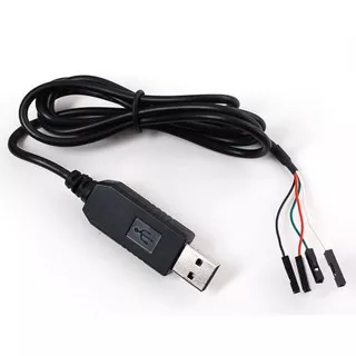 USB TTL PL2303 WITH CABLE AND BLACK HOUSING