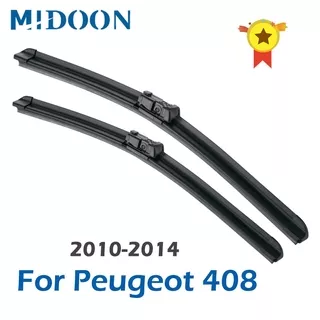 Blade Wiper Kaca Depan Mobil 30 + 26 Untuk Peugeot 408 Mk1 2010-2014